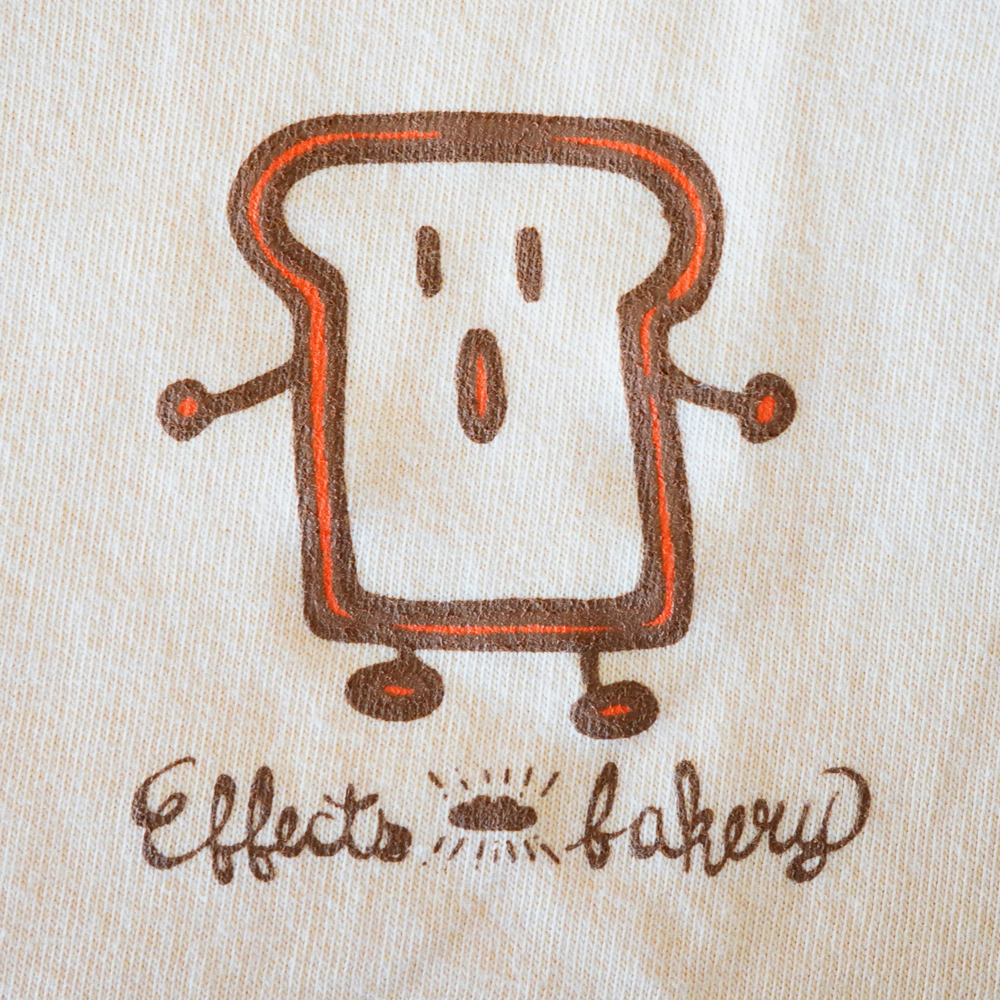 Effects Bakery Plain Bread Tシャツ プレーンブレッドナチュラル