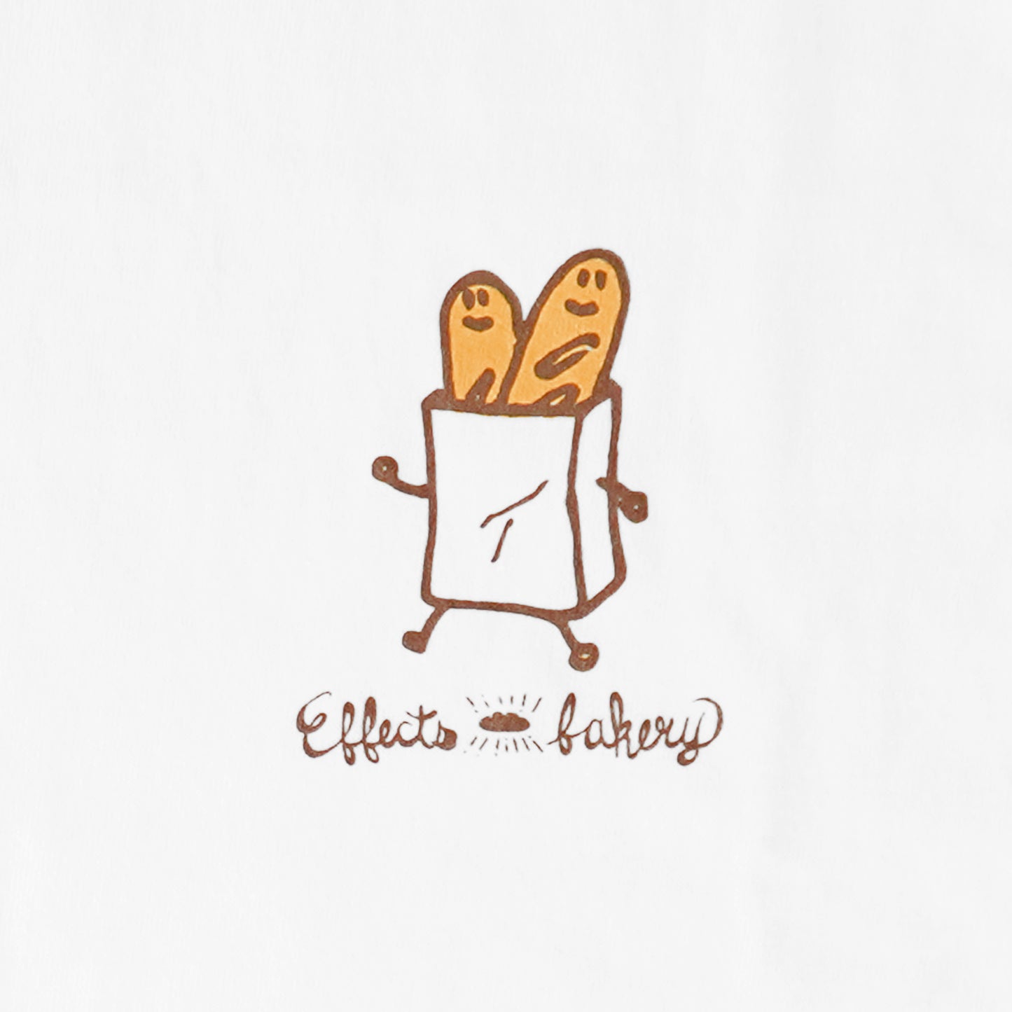 Effects Bakery French Bread 長袖 Tシャツ ホワイト