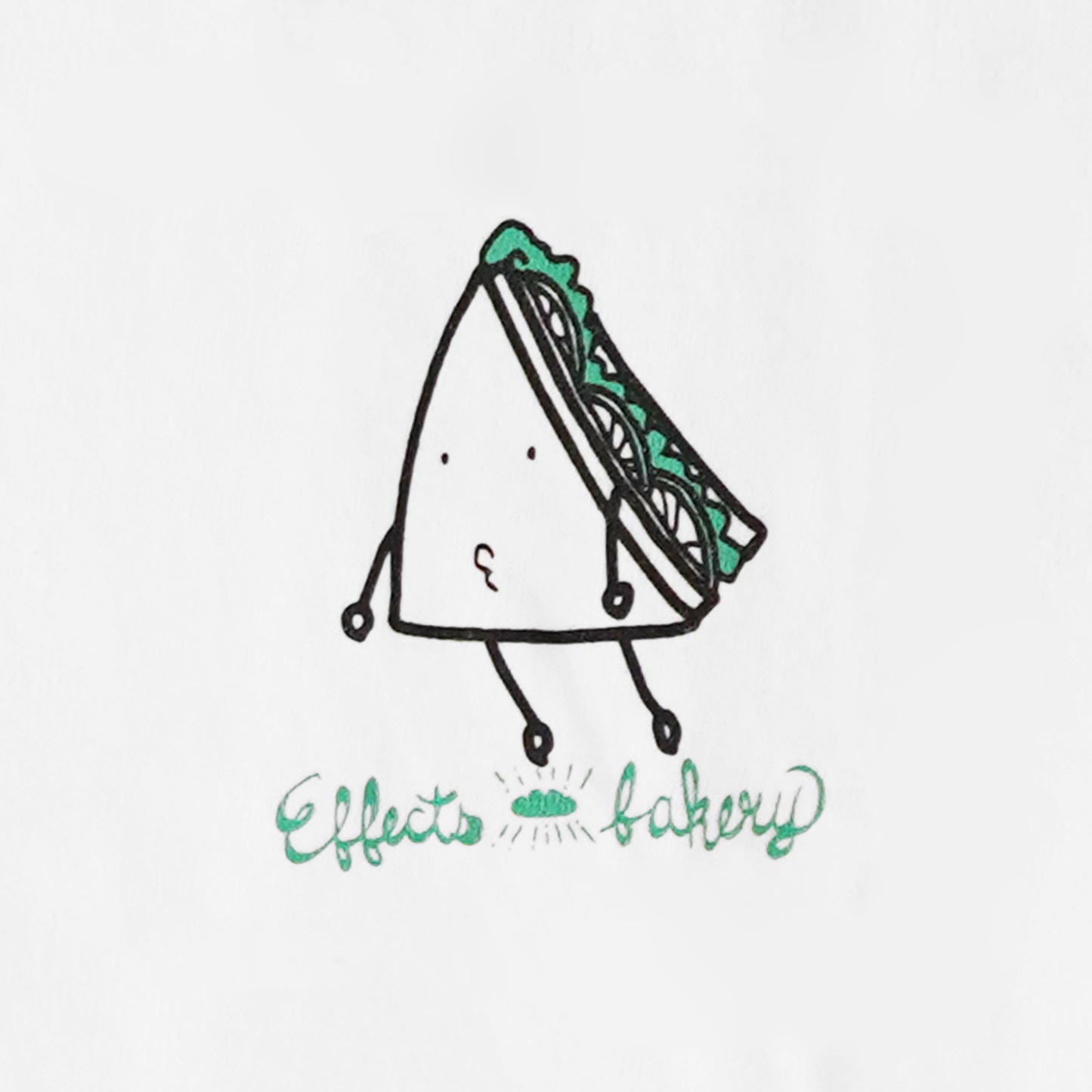 Effects Bakery Sandwich 長袖 Tシャツ ホワイト