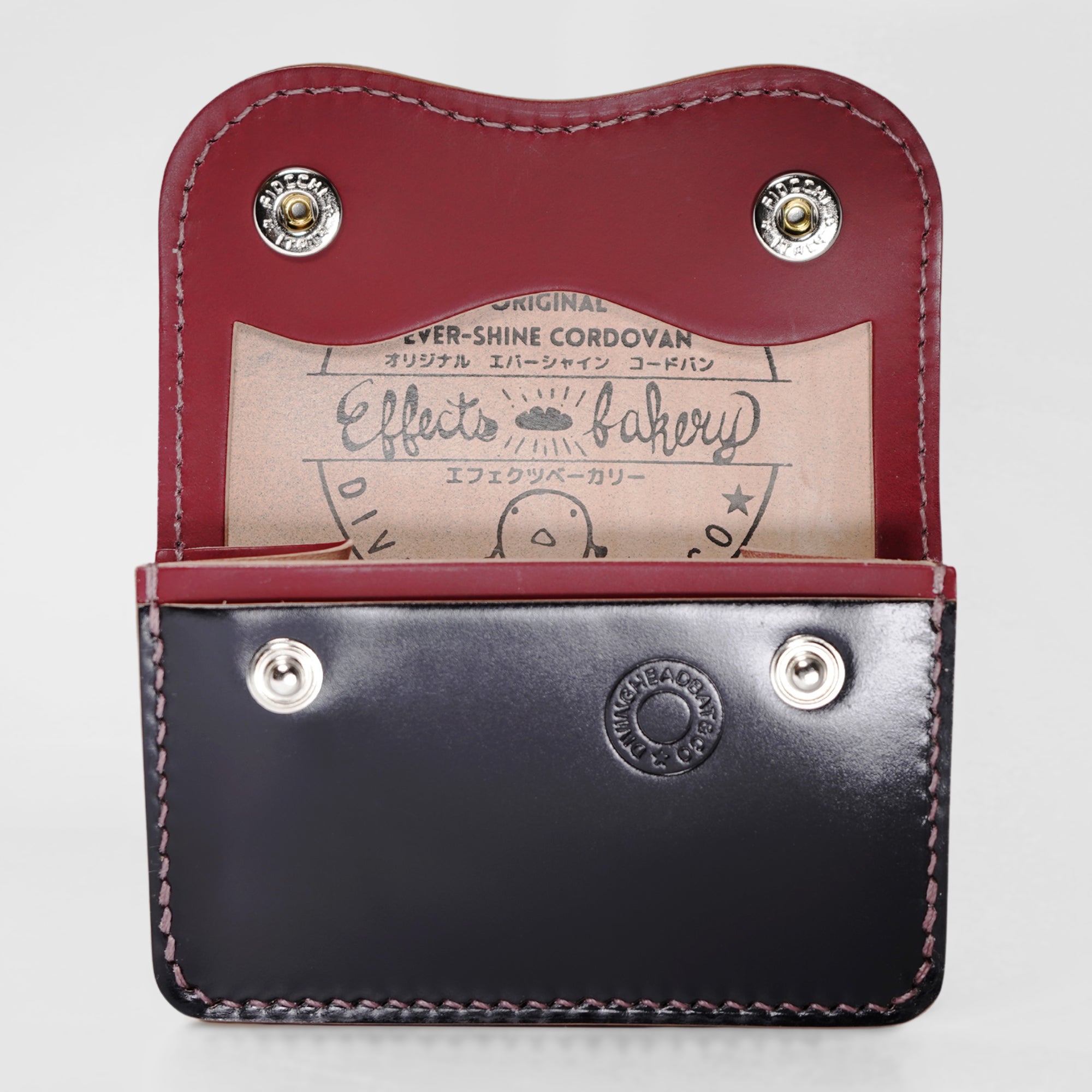 Effects Bakery ベーグル コードバンミニ財布11075（ブラック/マット