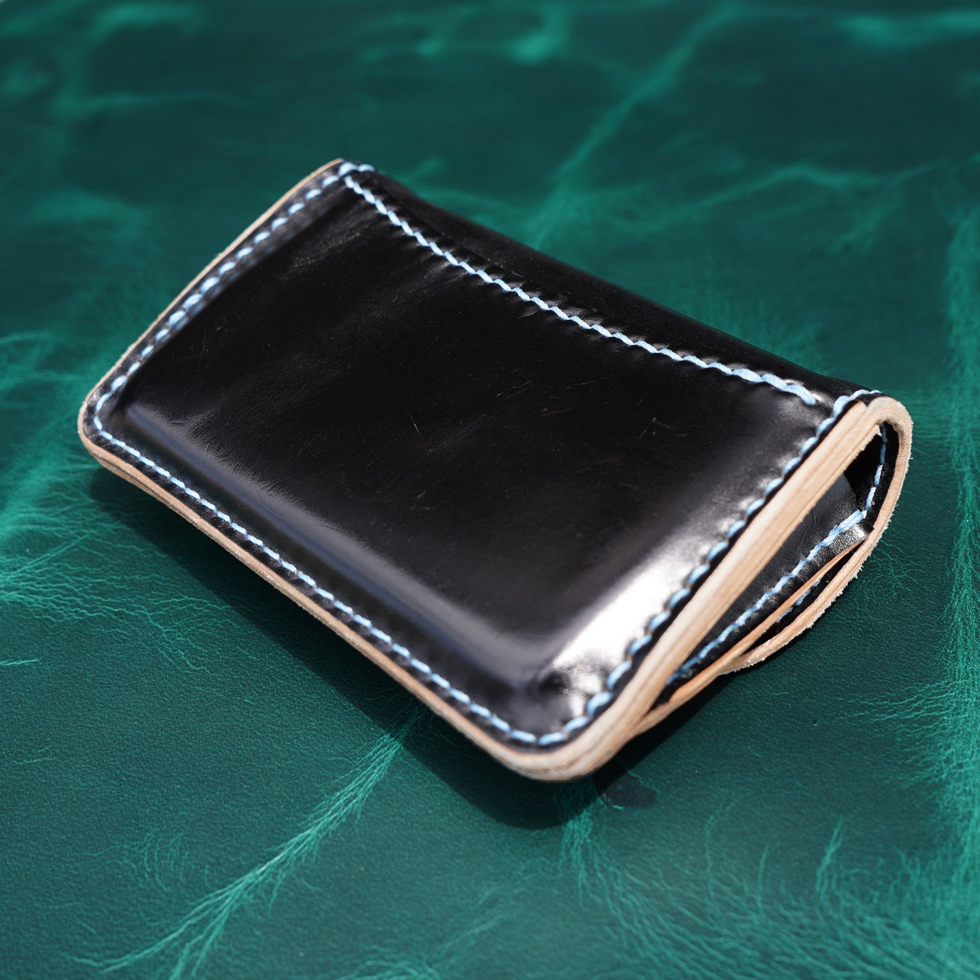【チルチル】 ミニ財布 （ ブラック × ブルー ）【 受注生産】 楽天市場】【クーポンで20％OFF】本革ミニ財布 2025上半期