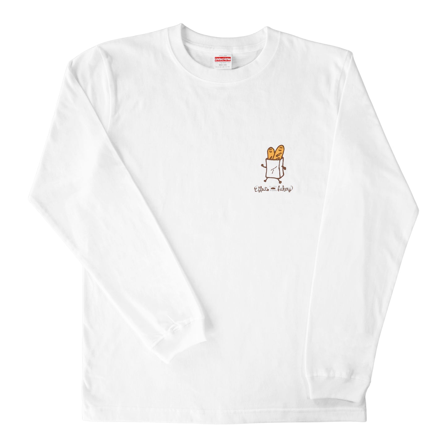 Effects Bakery French Bread 長袖 Tシャツ ホワイト