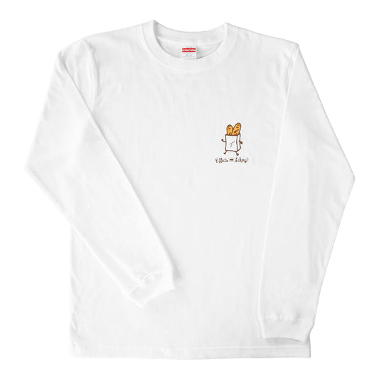 Effects Bakery French Bread 長袖 Tシャツ ホワイト